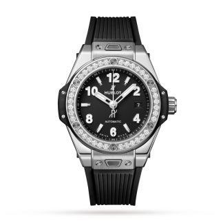 replica Hublot Big Bang One Click Steel Diamonds 33mm Watch 485.SX.1170.RX.1204