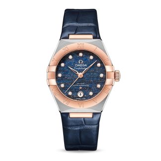 replica Omega Constellation Co Axial Master Chronometer 29mm Ladies Watch Blue O13123292099003