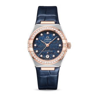 replica Omega Constellation Co Axial Master Chronometer 29mm Ladies Watch Blue O13128292099003