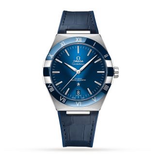 replica Omega Constellation Co Axial Master Chronometer 41mm Mens Watch Blue O13133412103001