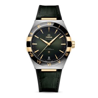 replica Omega Constellation Co Axial Master Chronometer 41mm Mens Watch Green O13123412110001