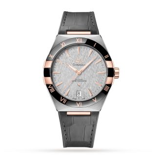 replica Omega Constellation Co Axial Master Chronometer 41mm Mens Watch Grey O13123412106001