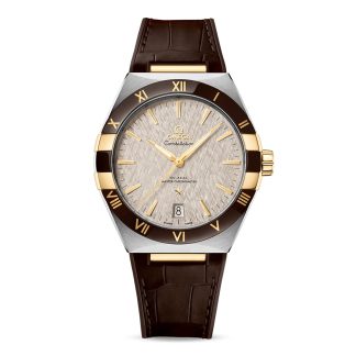 replica Omega Constellation Co Axial Master Chronometer 41mm Mens Watch Grey O13123412106002