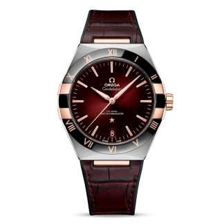 replica Omega Constellation Co Axial Master Chronometer 41mm Mens Watch Red O13123412111001