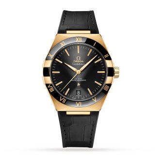 replica Omega Constellation Co Axial Master Chronometer 41mm Mens Watch Yellow Gold O13163412101001
