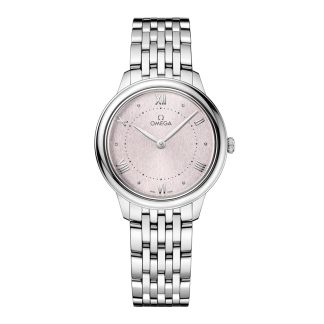 replica Omega De Ville Prestige 30mm Ladies Watch Rose Silver O43410306002001