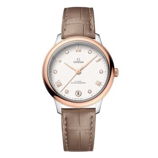 replica Omega De Ville Prestige 34mm Ladies Watch Silver O43423342052001