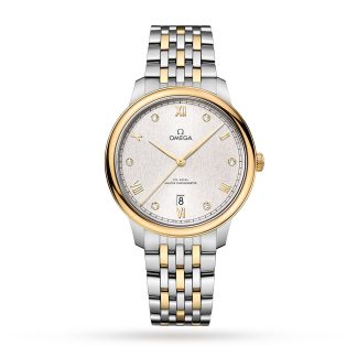 replica Omega De Ville Prestige Co Axial Chronometer 40mm Mens Watch Silver O43420402052001