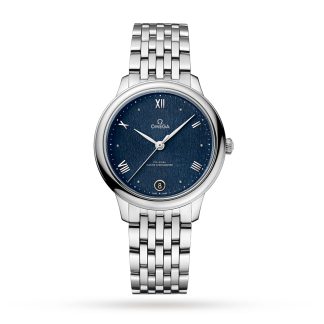 replica Omega De Ville Prestige Co Axial Master Chronometer 34mm Ladies Watch Blue O43410342003002