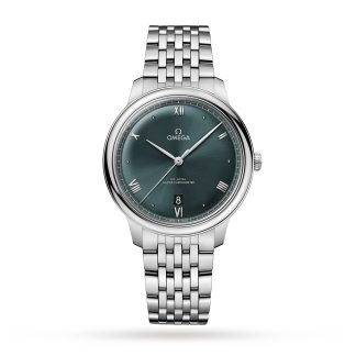 replica Omega De Ville Prestige Co Axial Master Chronometer 40mm Mens Watch Green O43410402010001