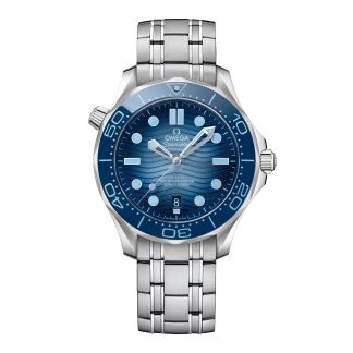 replica Omega Seamaster Diver 300M Co Axial Master Chronometer 42mm Summer Blue O21030422003003