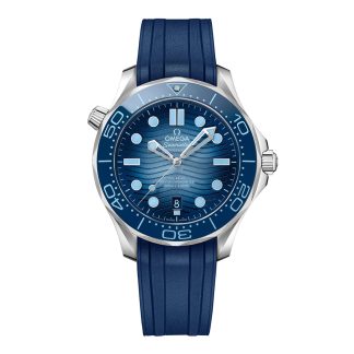 replica Omega Seamaster Diver 300M Co Axial Master Chronometer 42mm Summer Blue O21032422003002