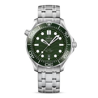 replica Omega Seamaster Diver 300m Co Axial Master Chronometer 42mm Mens Watch Green O21030422010001
