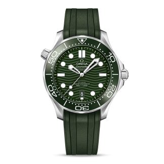 replica Omega Seamaster Diver 300m Co Axial Master Chronometer 42mm Mens Watch Green O21032422010001