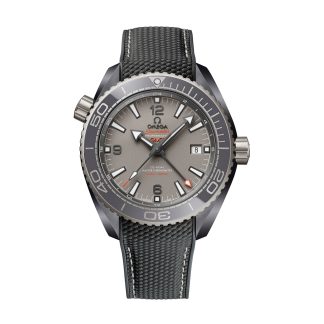 replica Omega Seamaster Planet Ocean 600M Co Axial Master Chronometer GMT 45.5mm Mens Watch Grey O21592462299002