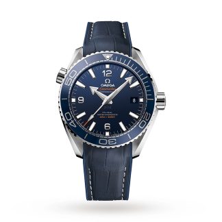 replica Omega Seamaster Planet Ocean 600M Mens 43.5mm Automatic Co Axial Blue Divers Mens Watch O21533442103001