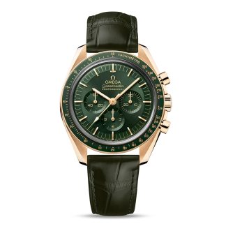 replica Omega Speedmaster Moonwatch Professional Co Axial Master Chronometer Chronograph 42mm Mens Watch Green Moonshine Gold O31063425010001