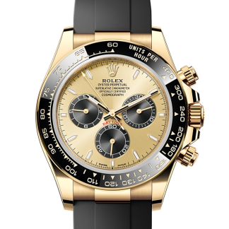 replica Rolex Cosmograph Daytona Oyster 40 mm yellow gold Golden and bright black dial M126518LN-0012