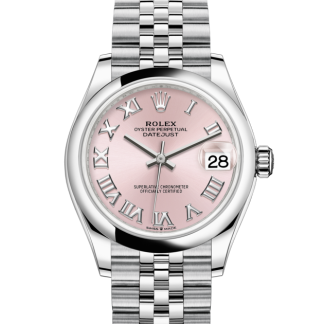 replica Rolex Datejust 31 Oyster 31 mm Oystersteel Pink dial M278240-0014