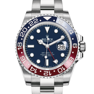 replica Rolex GMT-Master II Oyster 40 mm white gold Midnight blue dial M126719BLRO-0003