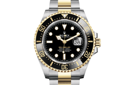 replica Rolex Sea-Dweller Oyster 43 mm Oystersteel and yellow gold Black dial M126603-0001