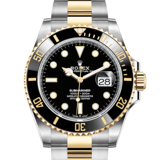 replica Rolex Submariner Date Oyster 41 mm Oystersteel and yellow gold Black dial M126613LN-0002