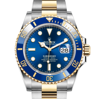 replica Rolex Submariner Date Oyster 41 mm Oystersteel and yellow gold Royal blue dial M126613LB-0002