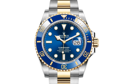 replica Rolex Submariner Date Oyster 41 mm Oystersteel and yellow gold Royal blue dial M126613LB-0002