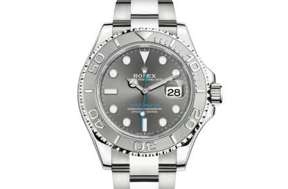 replica Rolex Yacht-Master 40 Oyster 40 mm Oystersteel and platinum Slate dial M126622-0001
