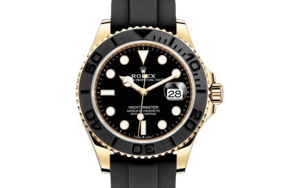 replica Rolex Yacht Master 42 Oyster 42 mm yellow gold Black dial M226658-0001