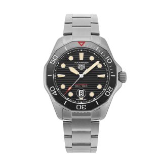 replica TAG Heuer Aquaracer Professional 300 43mm Mens Watch Black The WOS Limited Edition 1 of 500 WBP208D.BF0631