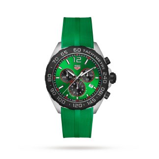 replica TAG Heuer Formula 1 Chronograph 43mm Mens Watch Green CAZ101AP.FT8056