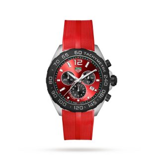 replica TAG Heuer Formula 1 Chronograph 43mm Mens Watch Red CAZ101AN.FT8055