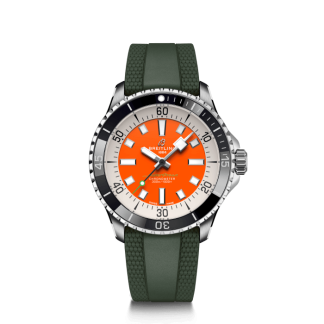 replica breitling Superocean Automatic 42 Kelly Slater Stainless steel Orange A173751A1O1S1