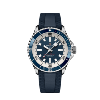 replica breitling Superocean Automatic 42 Stainless steel Blue A17375E71C1S1