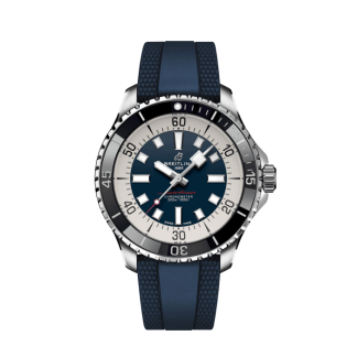 replica breitling Superocean Automatic 44 Stainless steel Blue A17376211C1S1