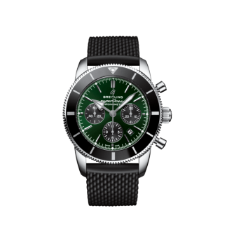 replica breitling Superocean Heritage B01 Chronograph 44 Limited Edition Stainless steel Green AB01621A1L1S1