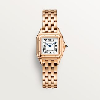 replica cartier Panthère de Cartier watch Small model quartz movement rose gold CRWGPN0040