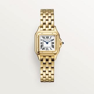 replica cartier Panthère de Cartier watch Small model quartz movement yellow gold CRWGPN0038